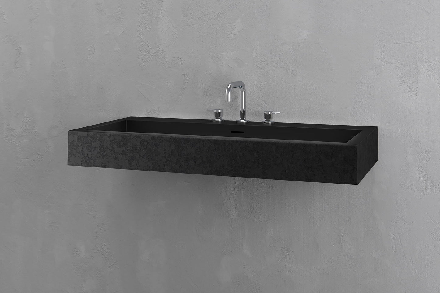 Wall Mounted Rectangular Bathroom Sink