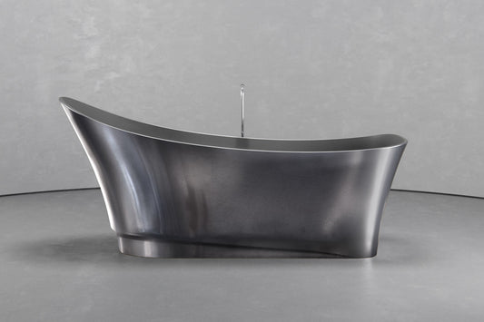 Freestanding boat shape bathtub