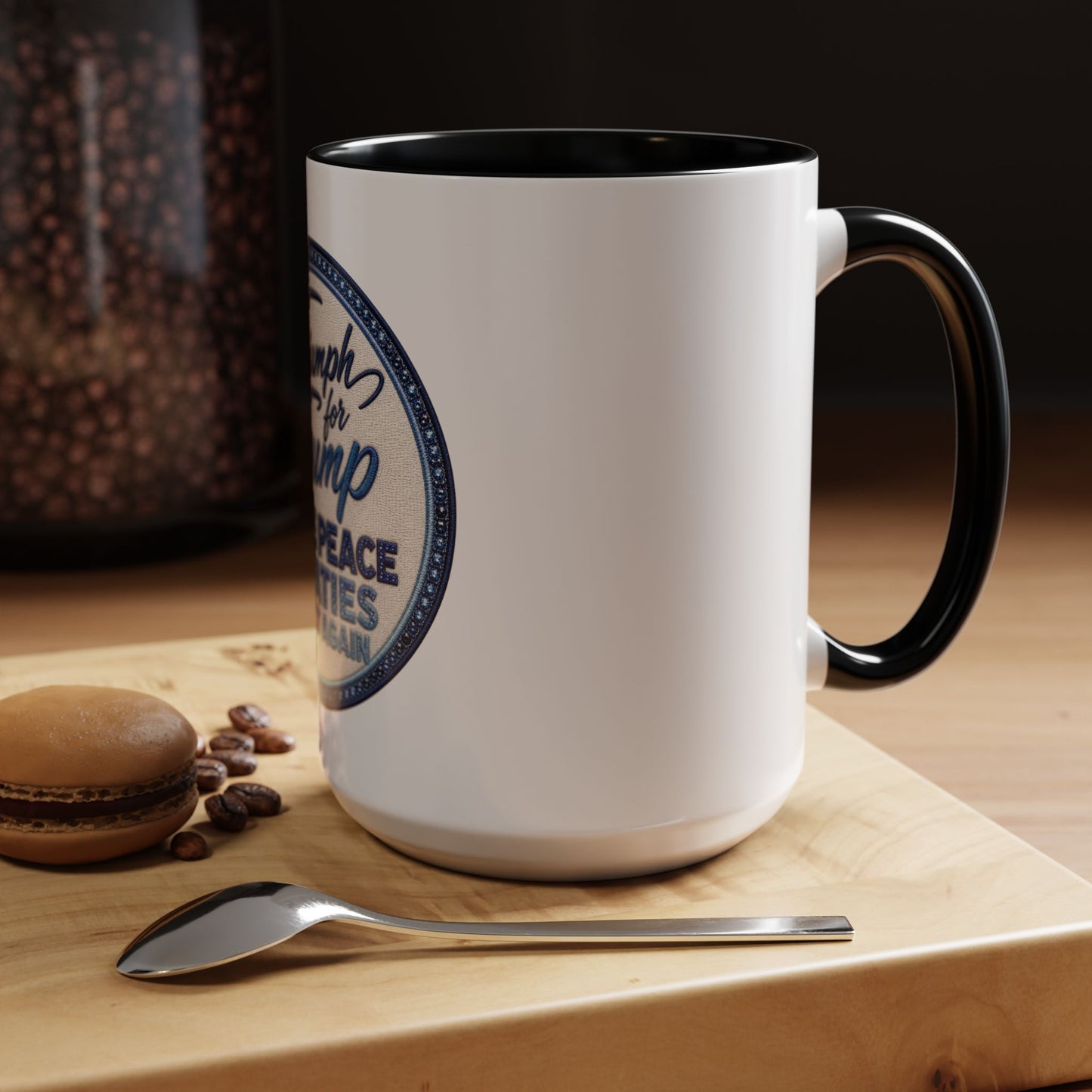 Make Peace Treaties Mug — "Triumph for Trump" Political Coffee Cup (11/15oz)