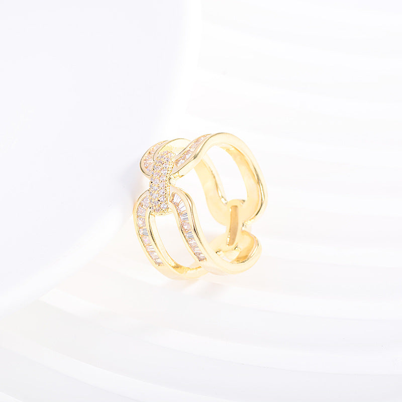 Versatile Round Copper Scarf Ring