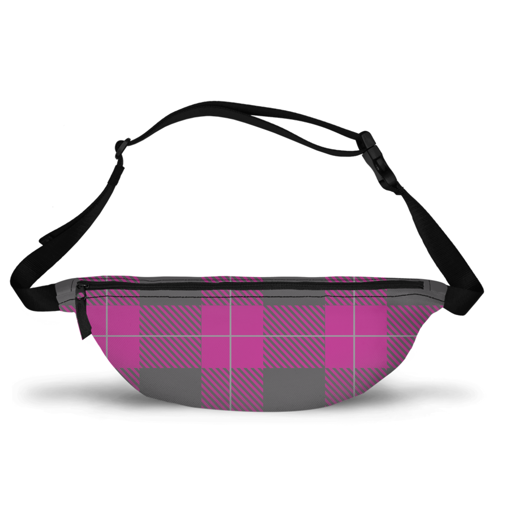 Plaid Pink Fanny Pack-0