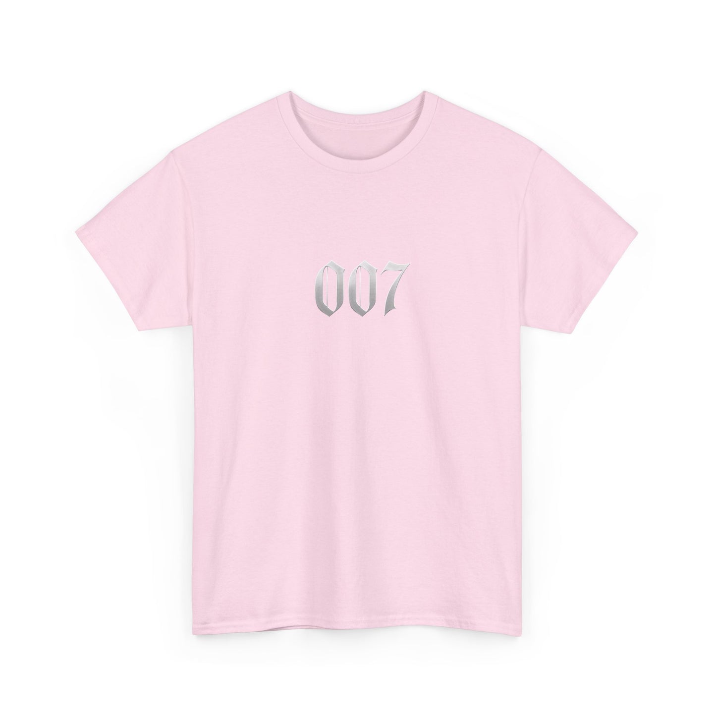 007 Graphic Tee — Subtle Spy Number Chest Print