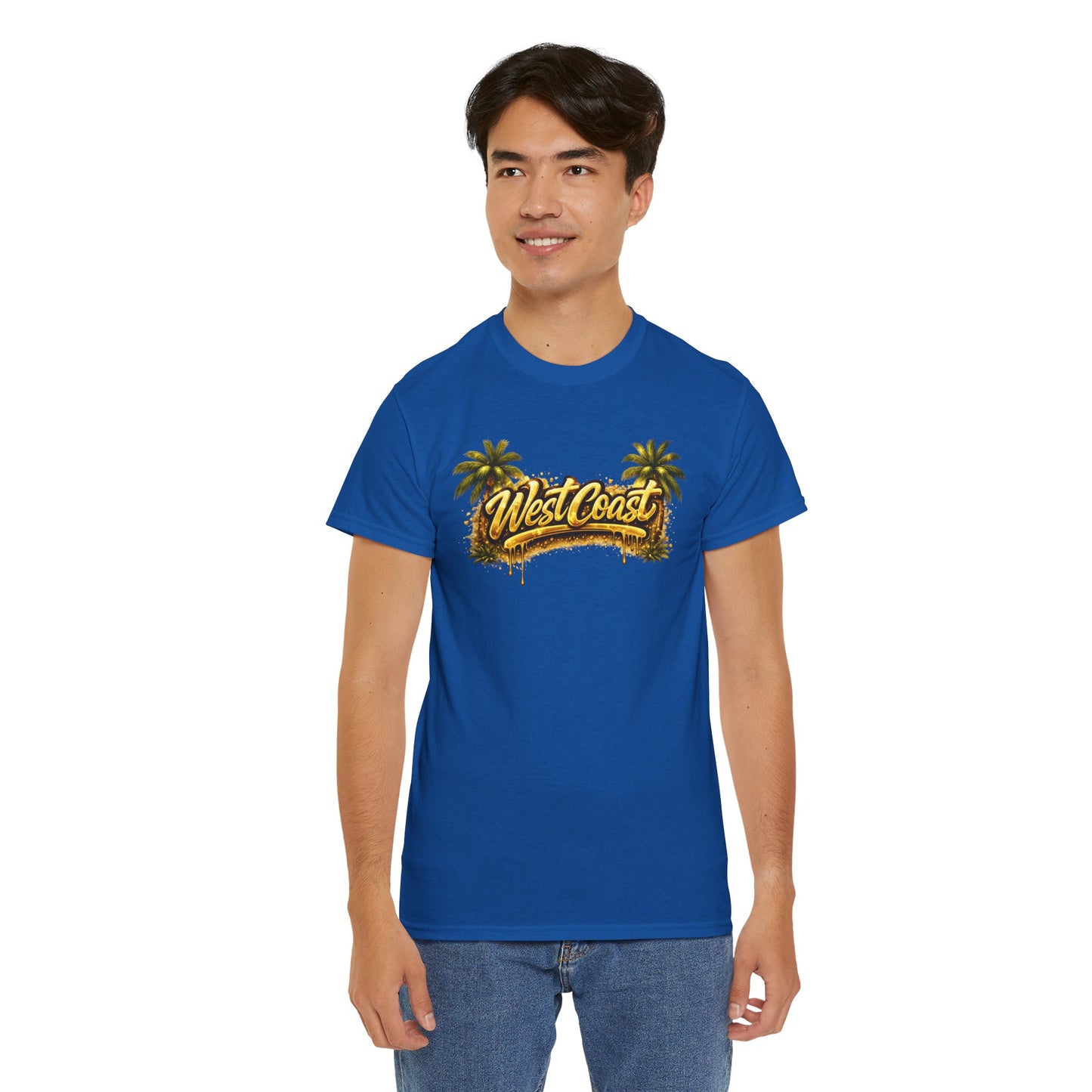 West Coast Palm Tree T-Shirt — Retro Surf Vibe Tee