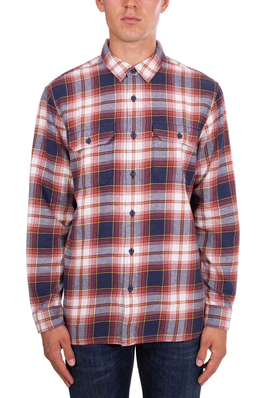 LEVI'S - Camicia uomo worker in cotone e canapa - Taglia XXL-1