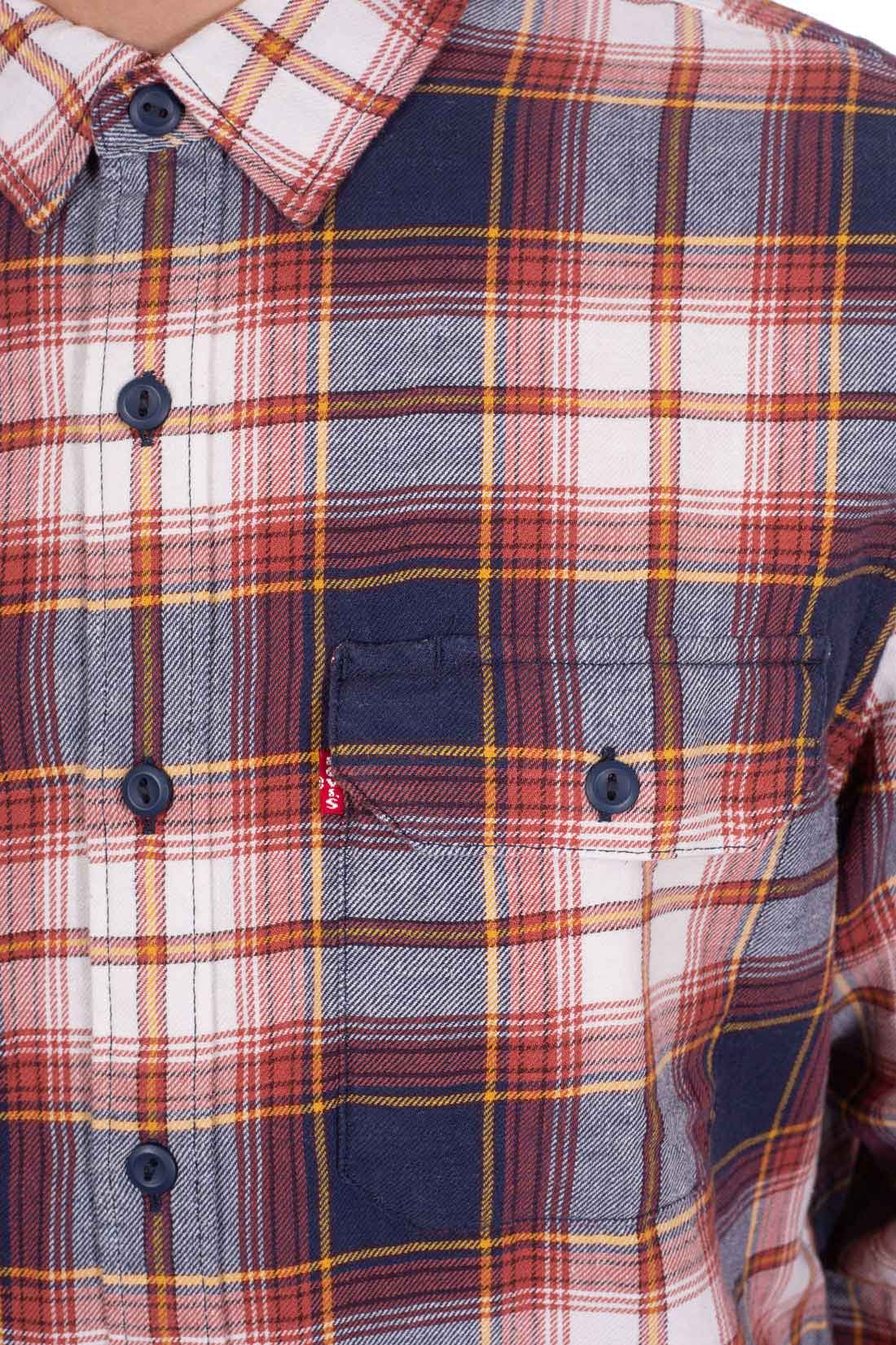 LEVI'S - Camicia uomo worker in cotone e canapa - Taglia XXL-0