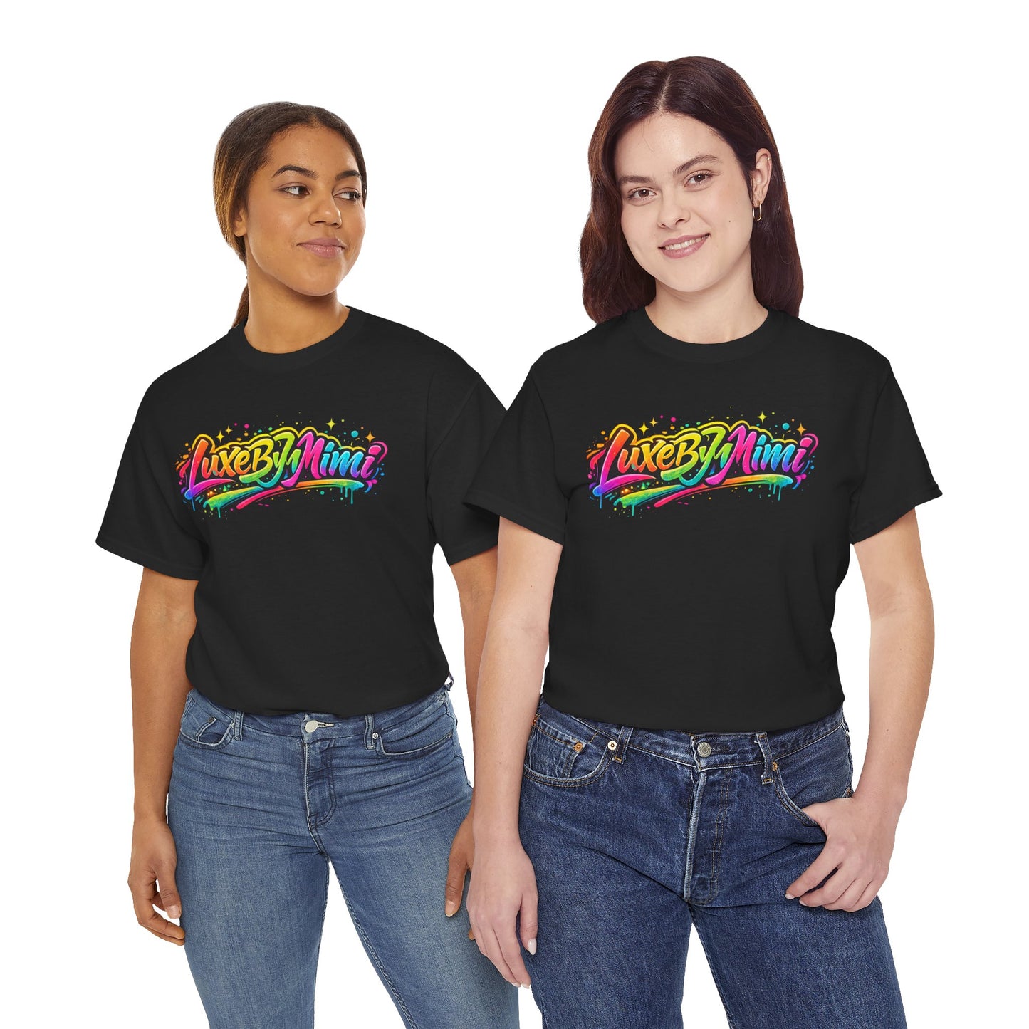 Graffiti Logo T-Shirt — 'Luxe By Mimi' Brand Colorful Streetwear Tee