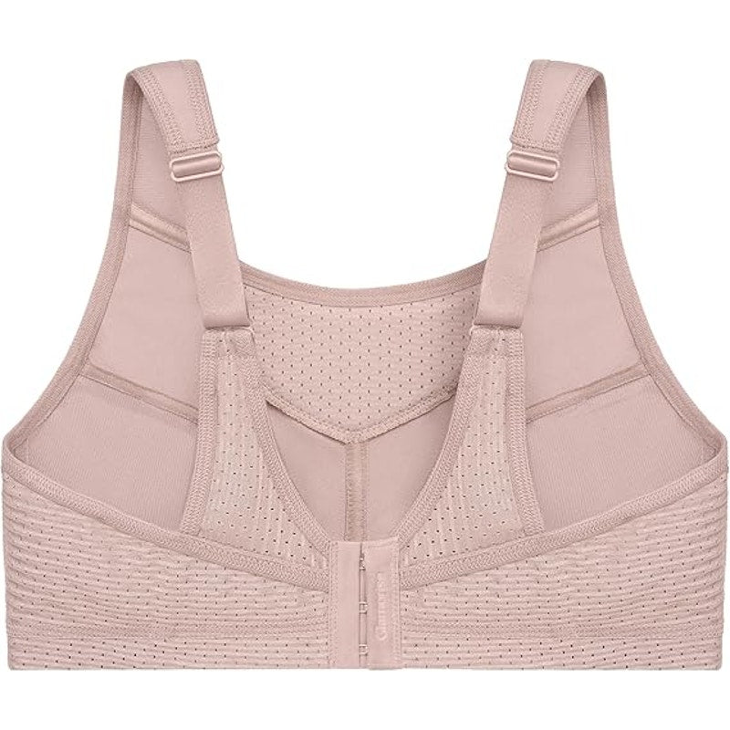 Glamorise Womens 44C Pink No-Bounce Camisole Wirefree Full Coverage Sports Bra