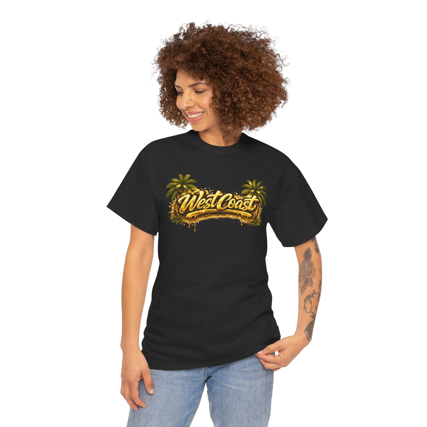 West Coast Palm Tree T-Shirt — Retro Surf Vibe Tee