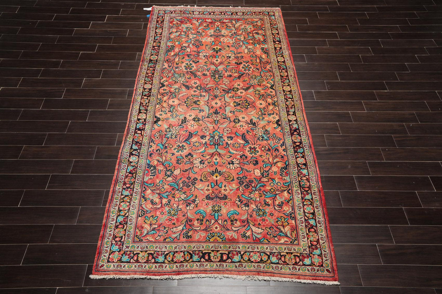 5'2" x 11' Runner Hand Knotted 100% Wool Traditional Oriental Area Rug Rust-2