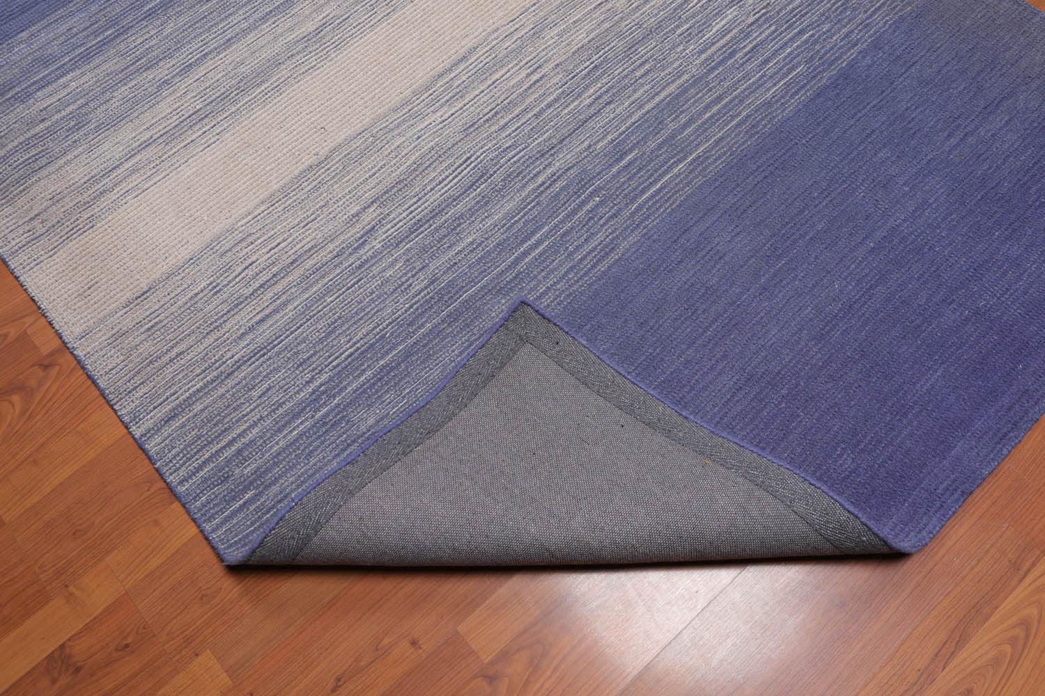 5'3" x 7’7" Handmade 100% Wool shaded Flatweave Area rug Modern Beige-4