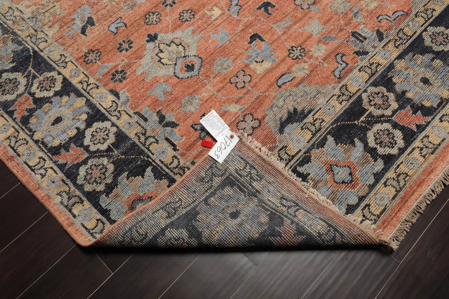 Rust Hand Knotted Traditional Oushak Wool Oriental Rug LoomBloom 8x10-4