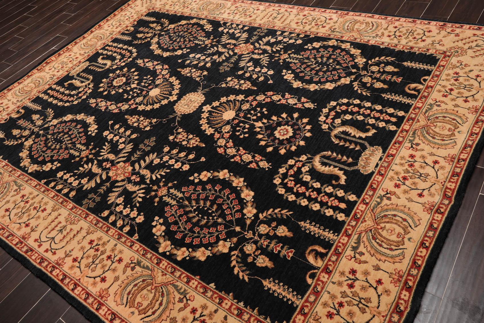 7'6"x9'6"  Parthia Ahar 100% New Zealand Wool Traditional Area Rug-2