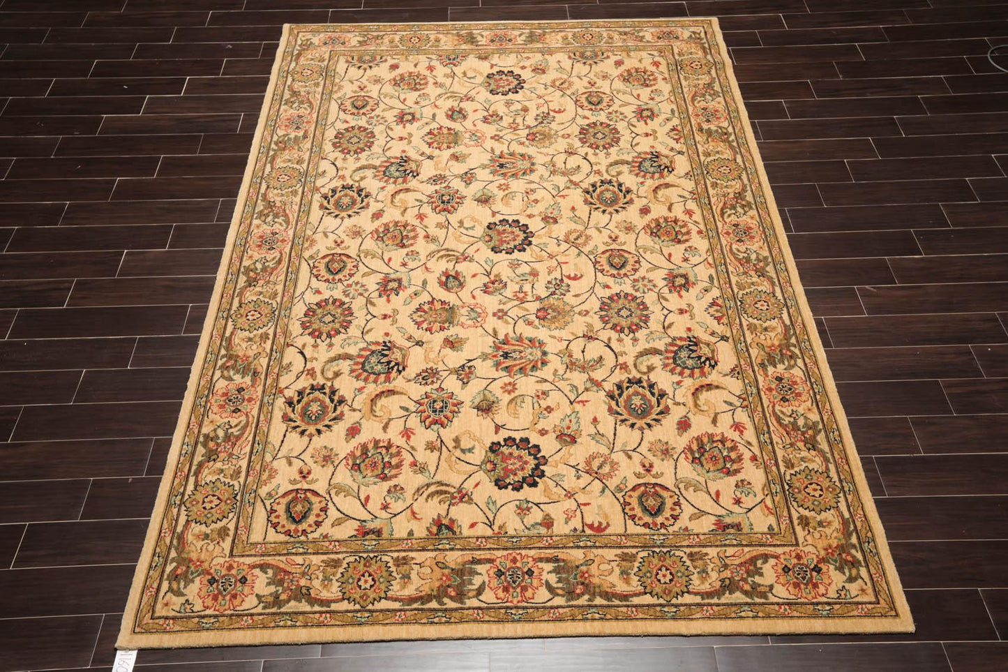 7' x 10'6" Agra 100% Wool Traditional Oriental Area Rug Caramel-1
