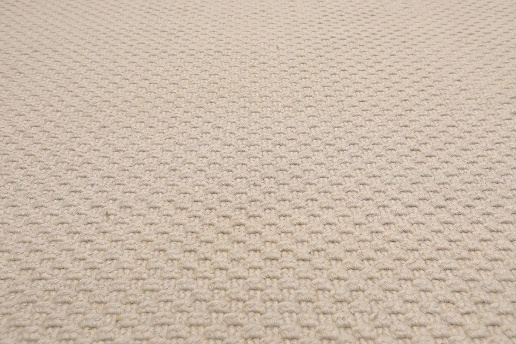 8'x10' Basket weave Oyster Hand Braided Flatweave Wool Area Rug Oatmeal-4