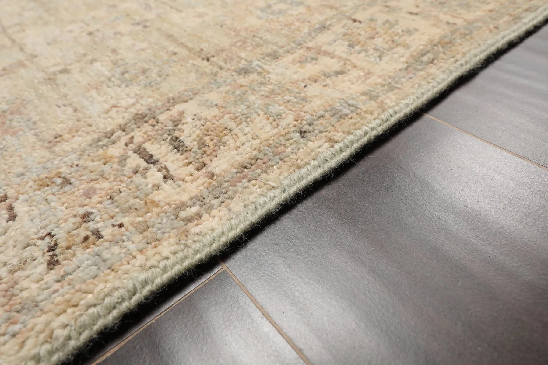 2'x3' Mint Hand Knotted Oushak Afghan Oushak Wool Oriental Area Rug-2