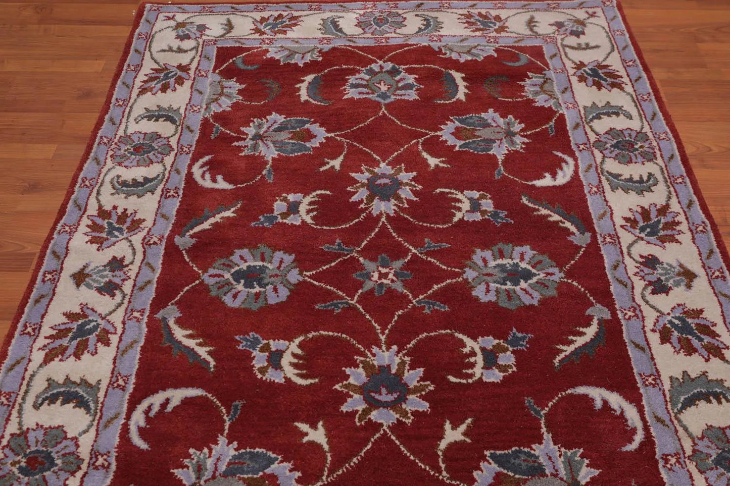 5' x 8' Handmade 100% Wool Traditional Oriental Area rug Traditional Rust-2