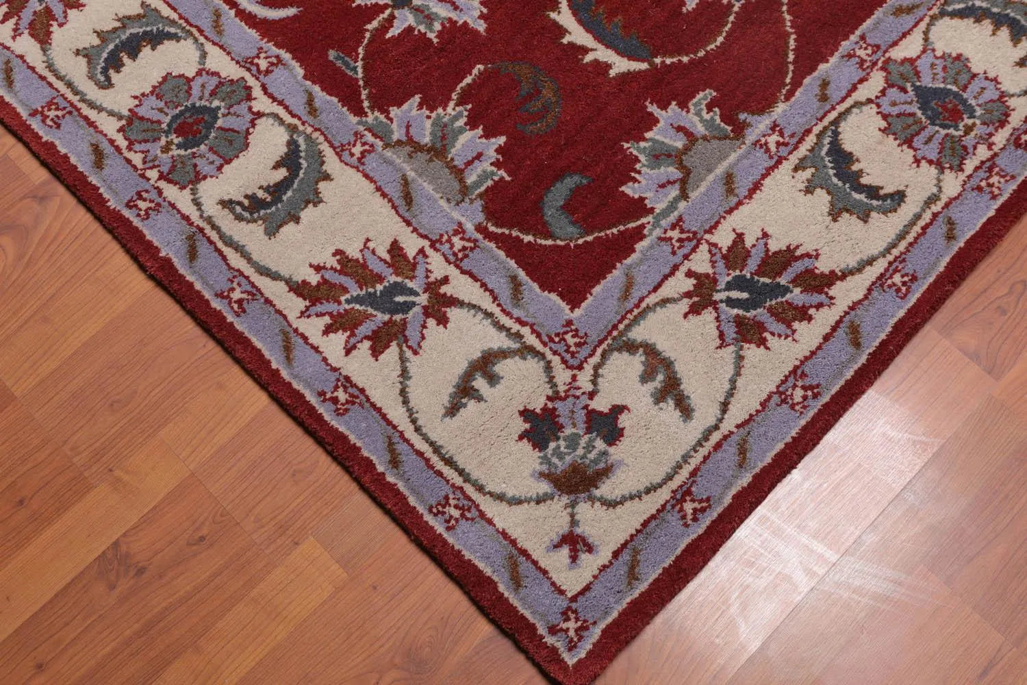 5' x 8' Handmade 100% Wool Traditional Oriental Area rug Traditional Rust-4