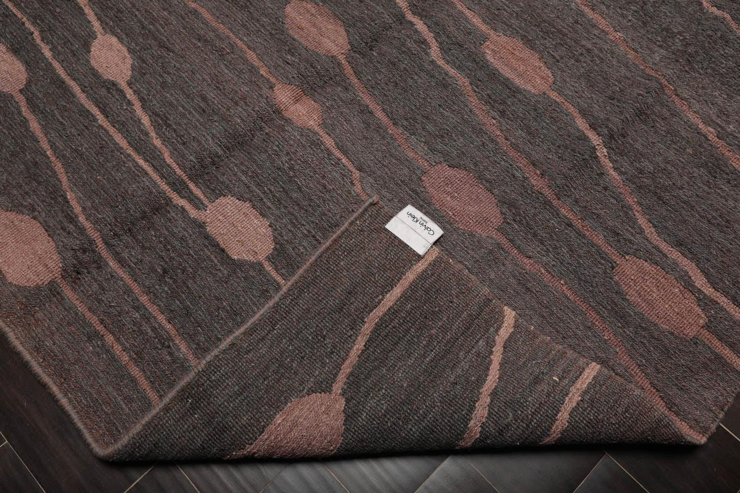 5'6" x 7'5" Reversible Hand Knotted 100% Wool Area Rug Copper-3