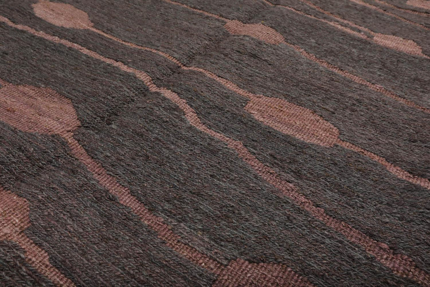 5'6" x 7'5" Reversible Hand Knotted 100% Wool Area Rug Copper-4