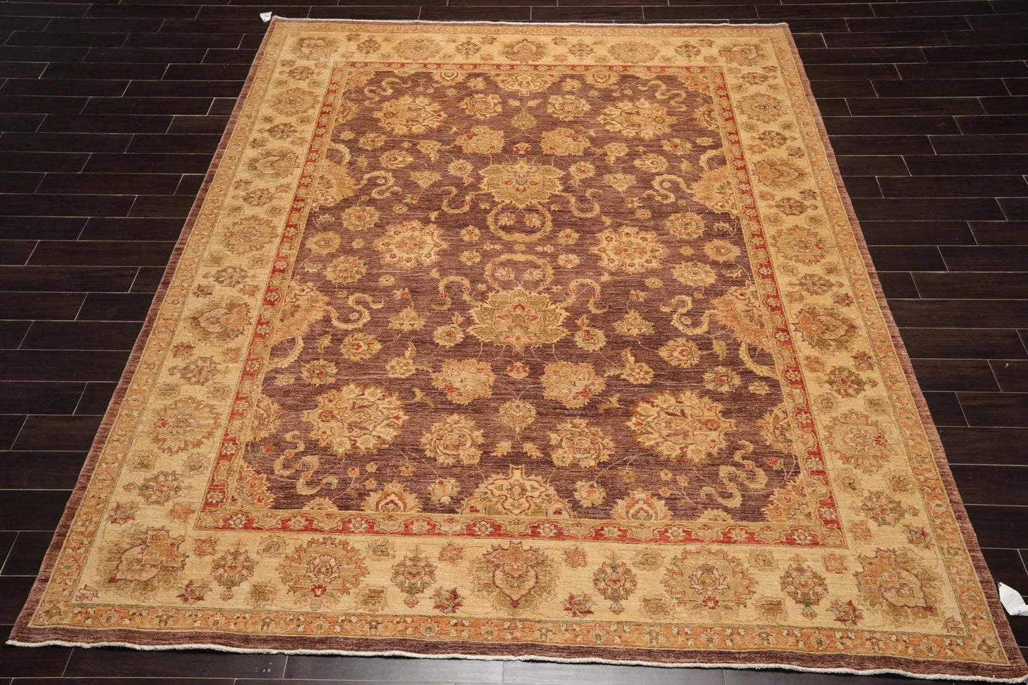 9' 1''x11' 3''Hand Knotted Wool Oriental Area Persian Rug-1