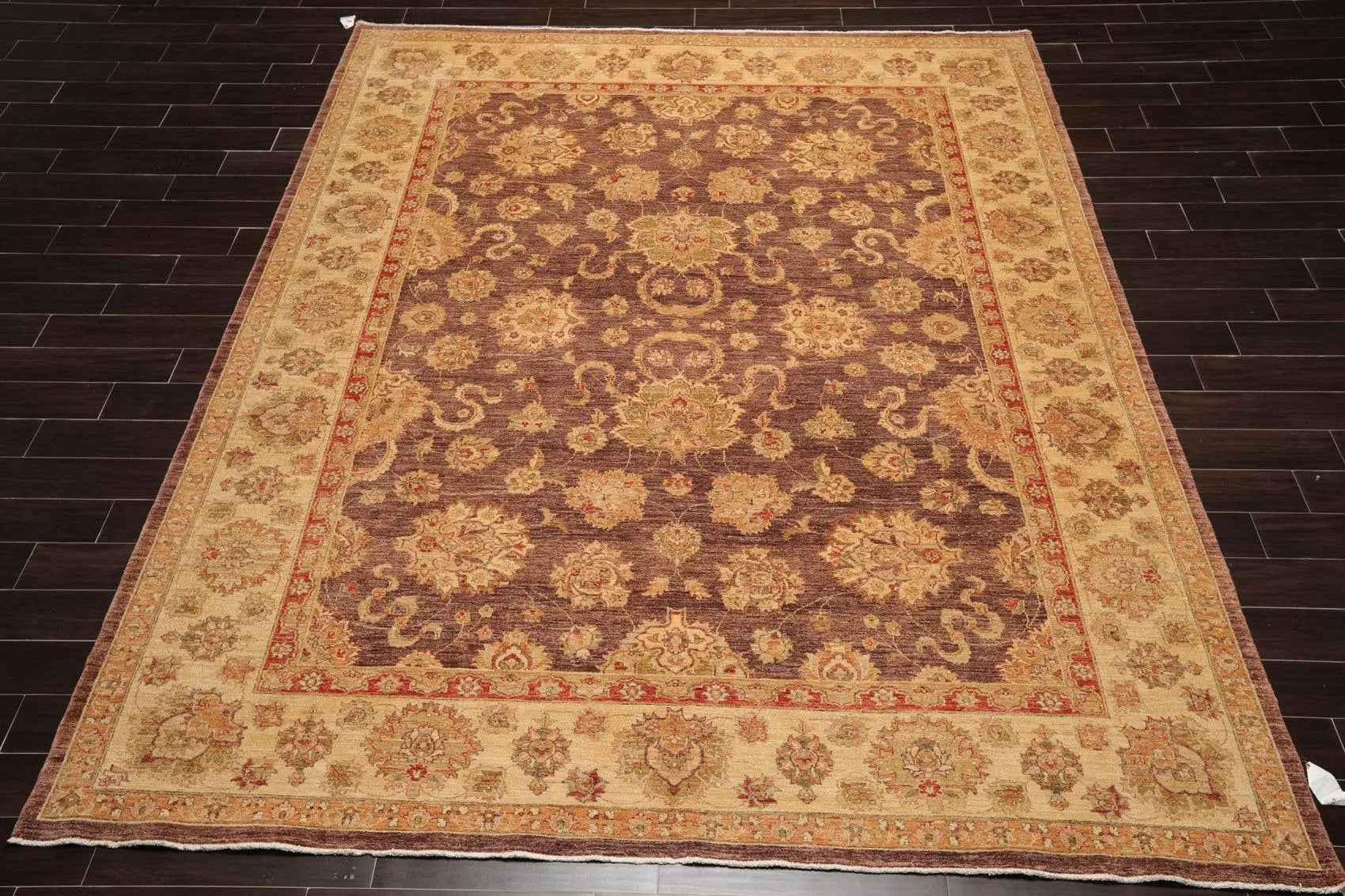 9' 1''x11' 3''Hand Knotted Wool Oriental Area Persian Rug-1