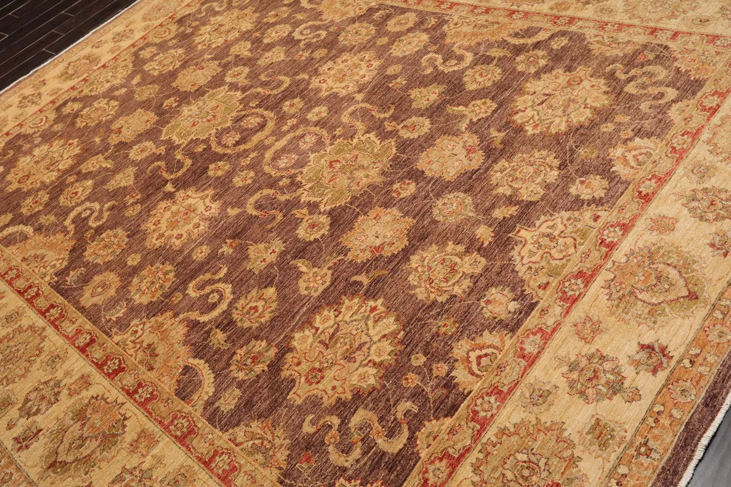 9' 1''x11' 3''Hand Knotted Wool Oriental Area Persian Rug-2