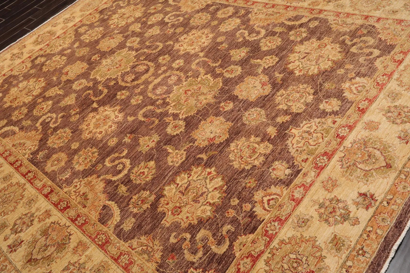 9' 1''x11' 3''Hand Knotted Wool Oriental Area Persian Rug-2