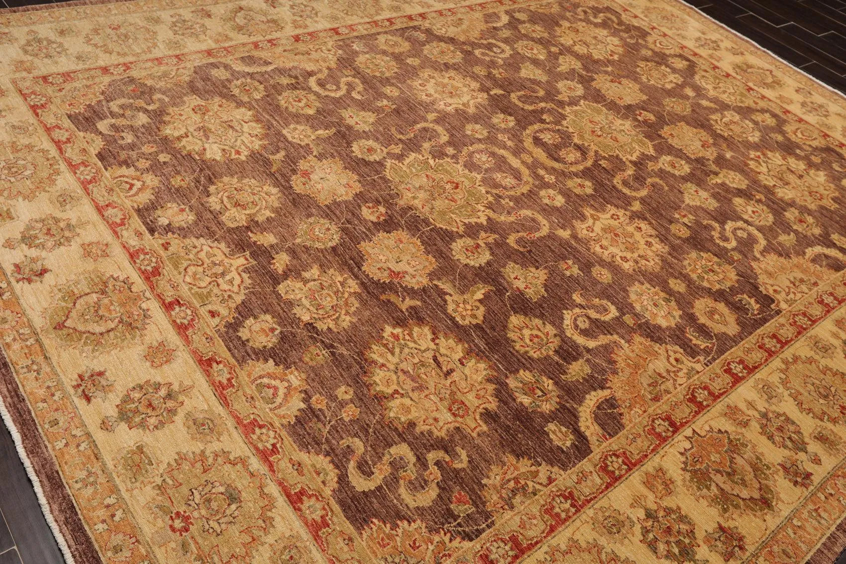 9' 1''x11' 3''Hand Knotted Wool Oriental Area Persian Rug-3