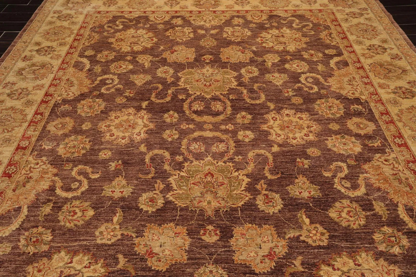 9' 1''x11' 3''Hand Knotted Wool Oriental Area Persian Rug-4
