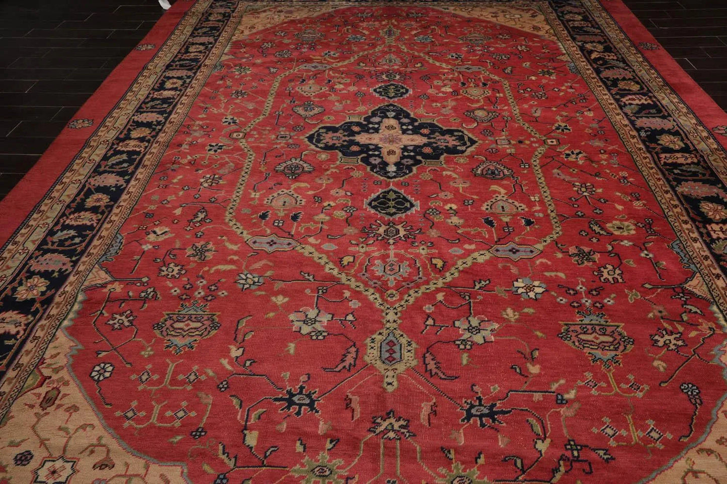 10' x 15' Antique Turkish Hand Knotted Wool Traditional Oriental Area Rug Navy-4