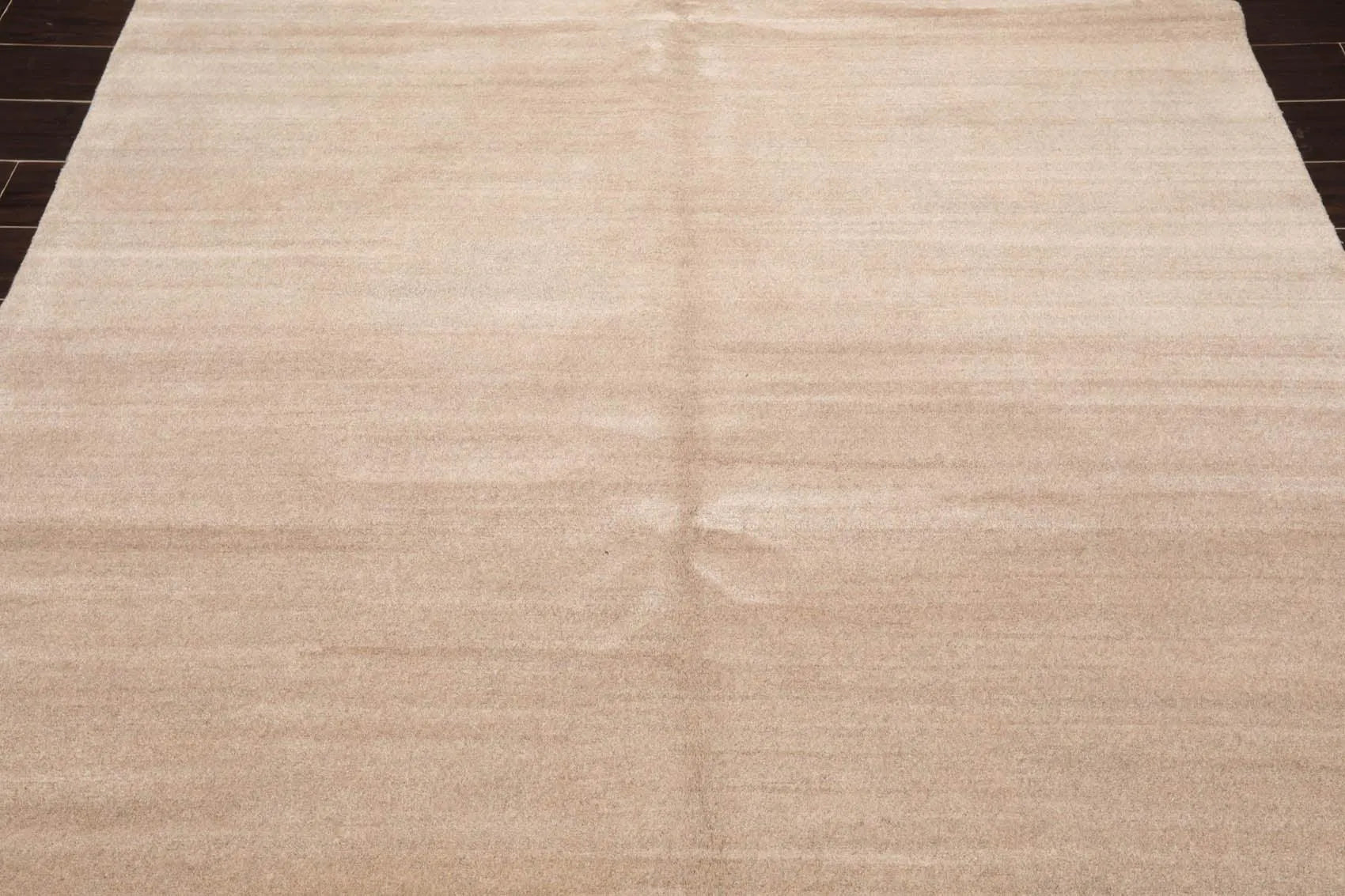 6' x 9' Hand Knotted Indo Tibetan 100% Wool Ombre Oriental Area Rug Oatmeal-4