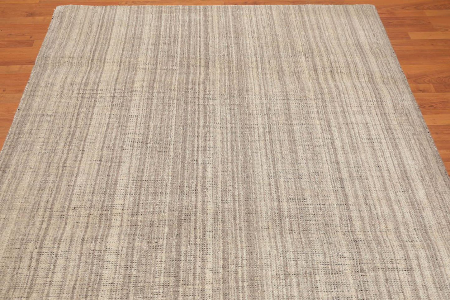 5'4" x 7'6" Handmade Wool Traditional Oriental Area Rug Contemporary Beige-2