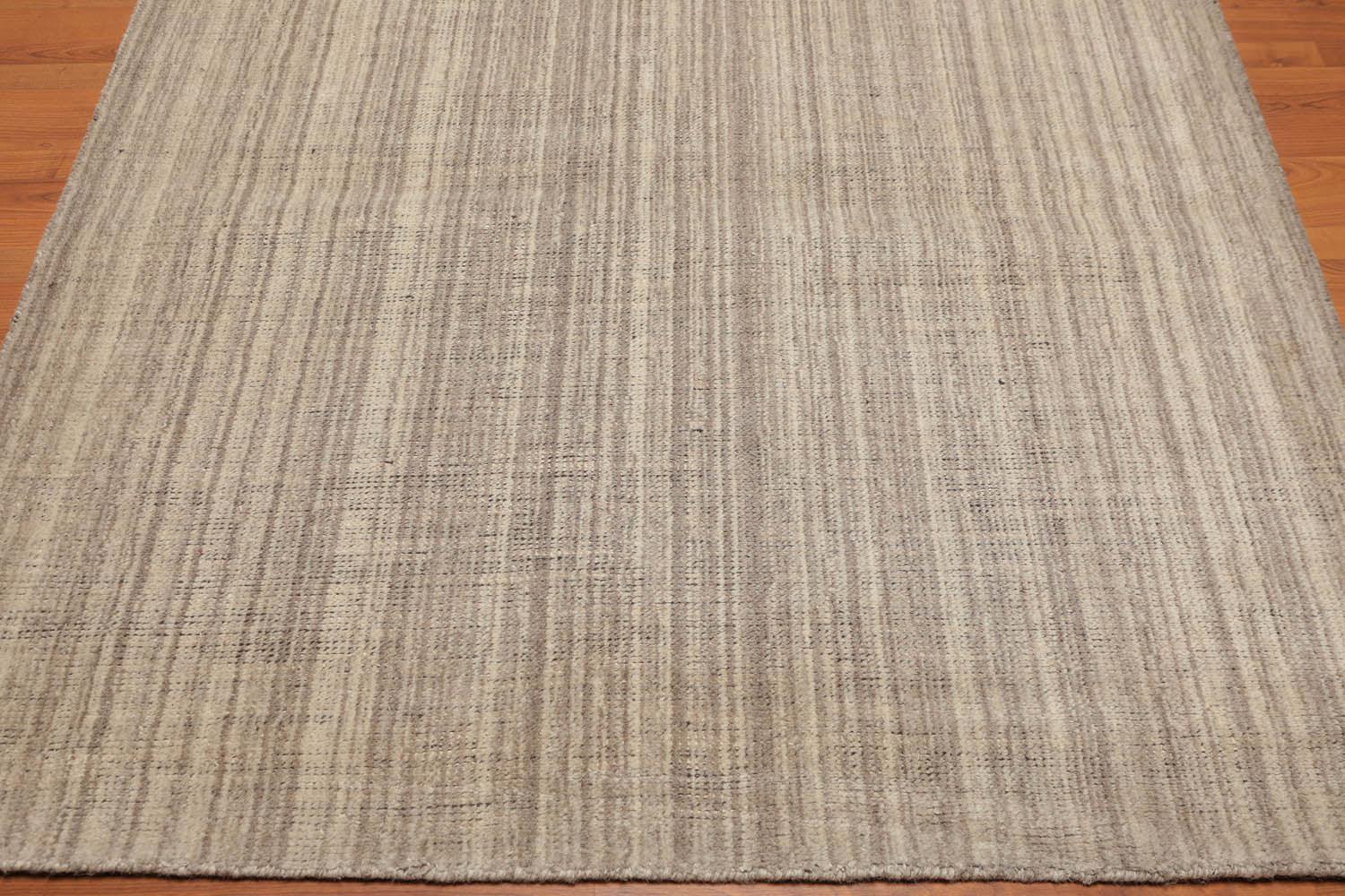 5'4" x 7'6" Handmade Wool Traditional Oriental Area Rug Contemporary Beige-3