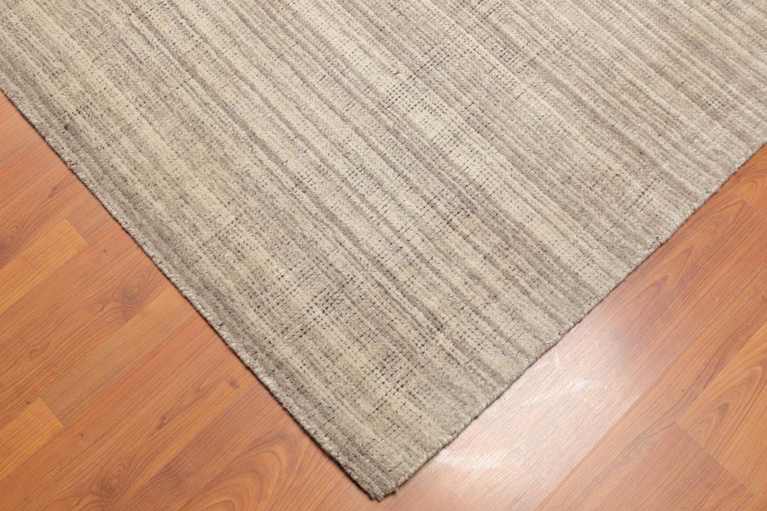 5'4" x 7'6" Handmade Wool Traditional Oriental Area Rug Contemporary Beige-4