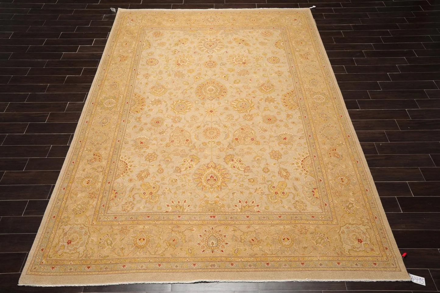 8'10'' x 12'3''Hand Knotted 100% Wool Peshawar Traditional Oriental Area Rug Tan-1