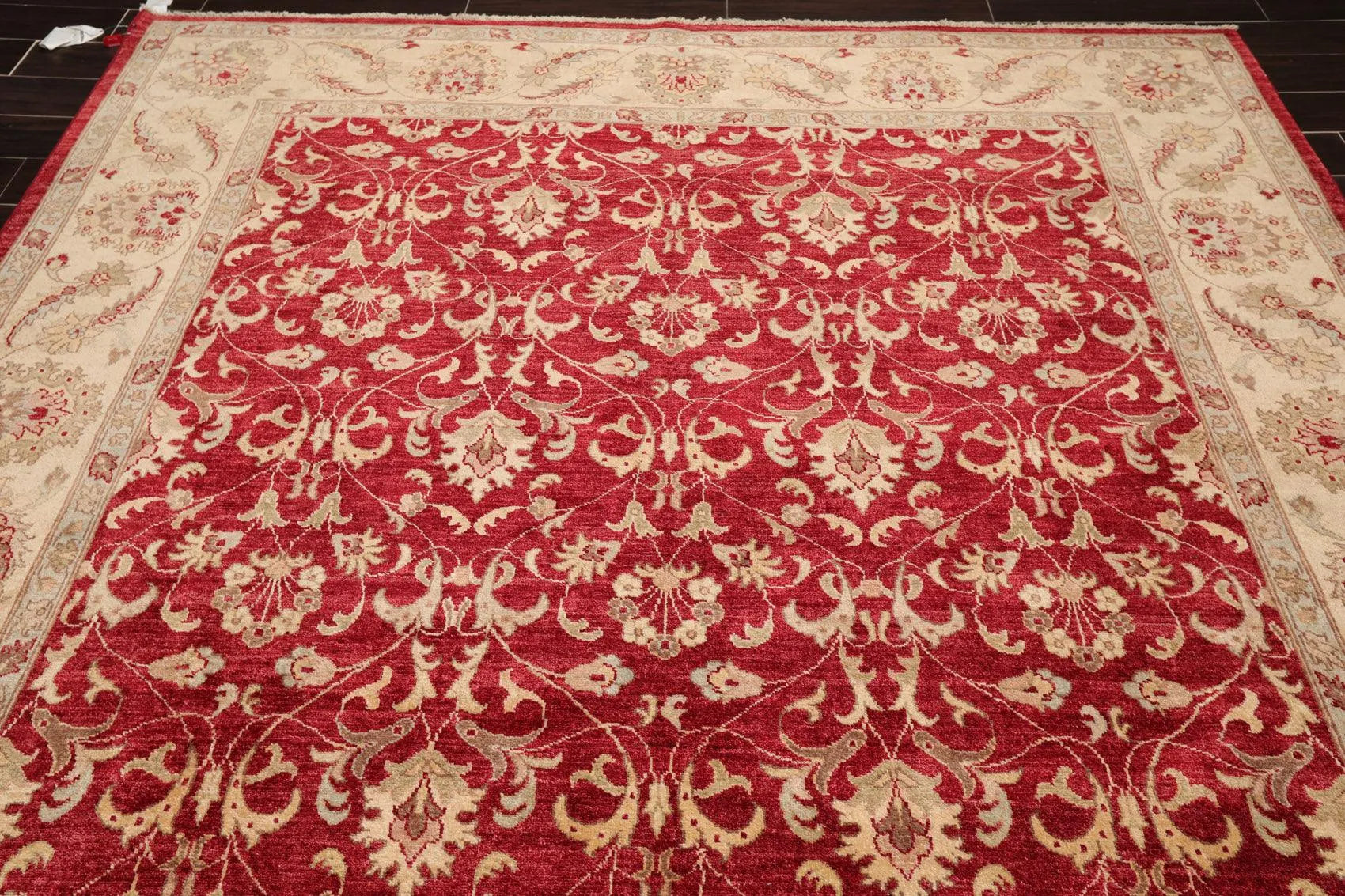 8' x 10'4'' Hand Knotted 100% Wool Peshawar Oriental Area Rug Pomegranate-4