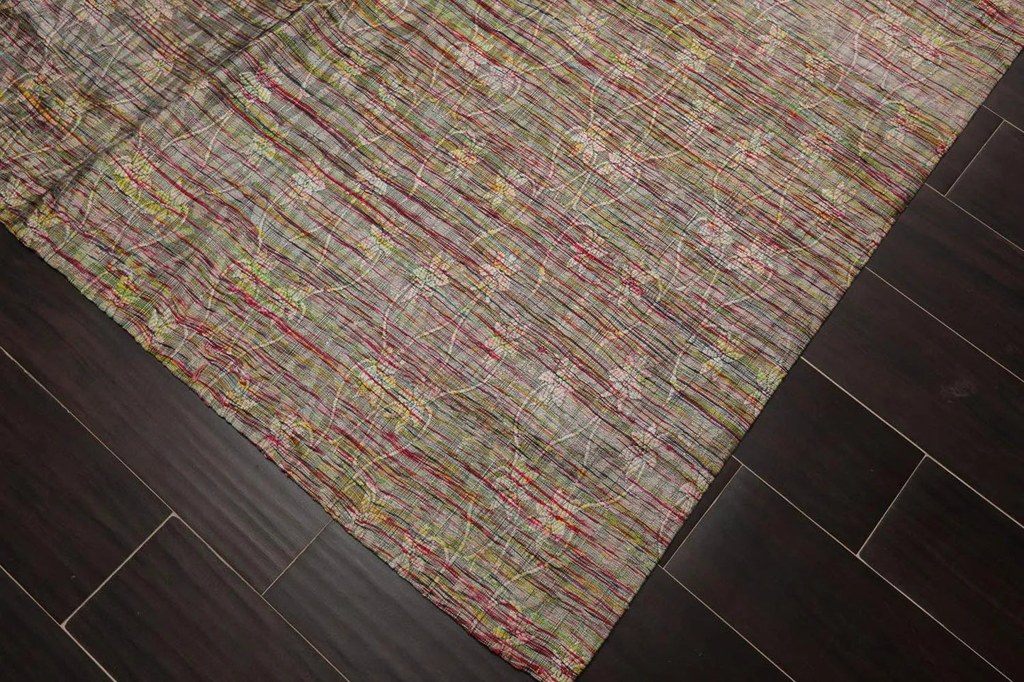 4x6 Brown, Beige Hand Woven 100% Viscose Traditional Oriental Area Rug-3