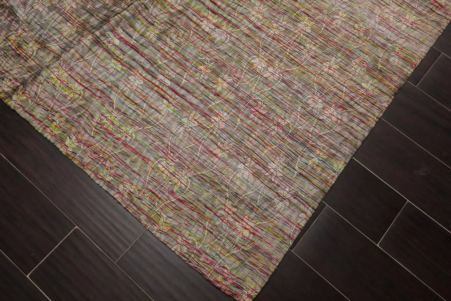 4x6 Brown, Beige Hand Woven 100% Viscose Traditional Oriental Area Rug-3