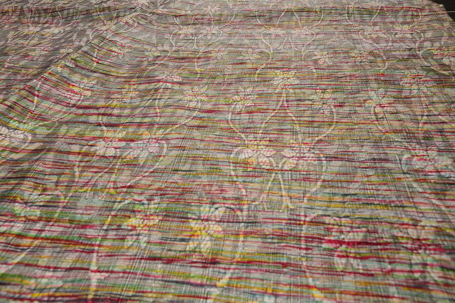 4x6 Brown, Beige Hand Woven 100% Viscose Traditional Oriental Area Rug-4