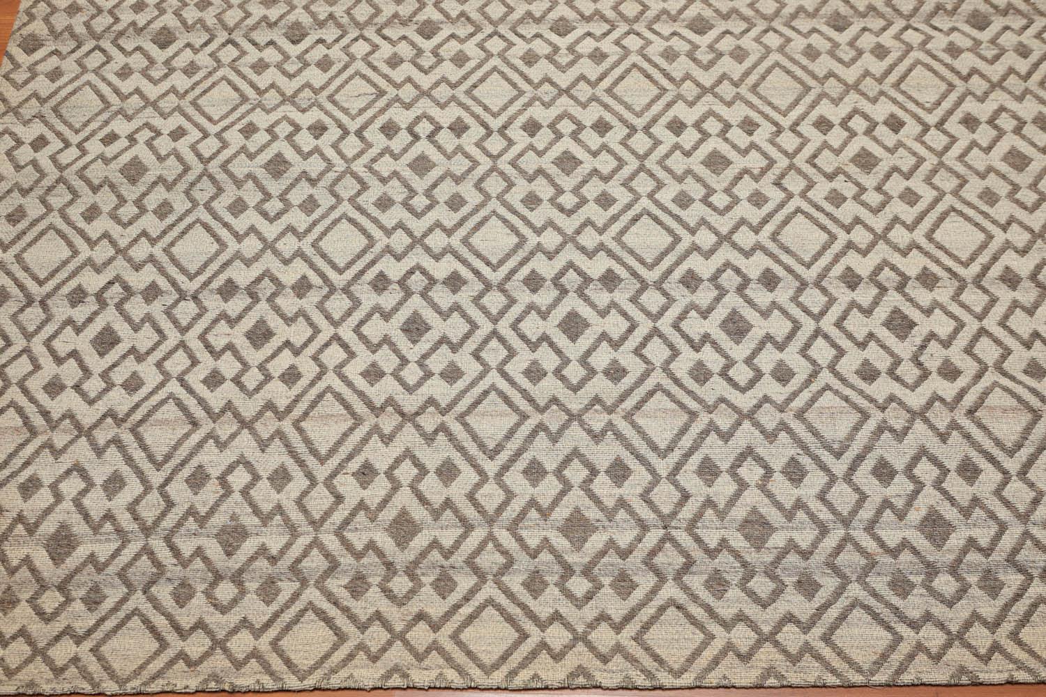 5'1" x 6'4" Hand Woven Flatweave Area Rug Contemporary Beige-3