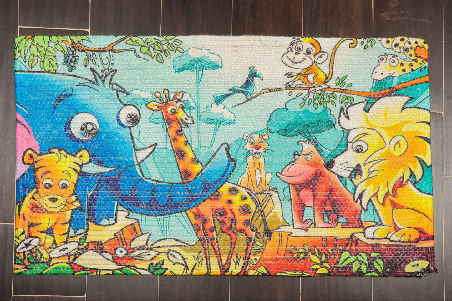 2'  00"x3'  00" Braided Mat  Oriental Area Persian Rug-3