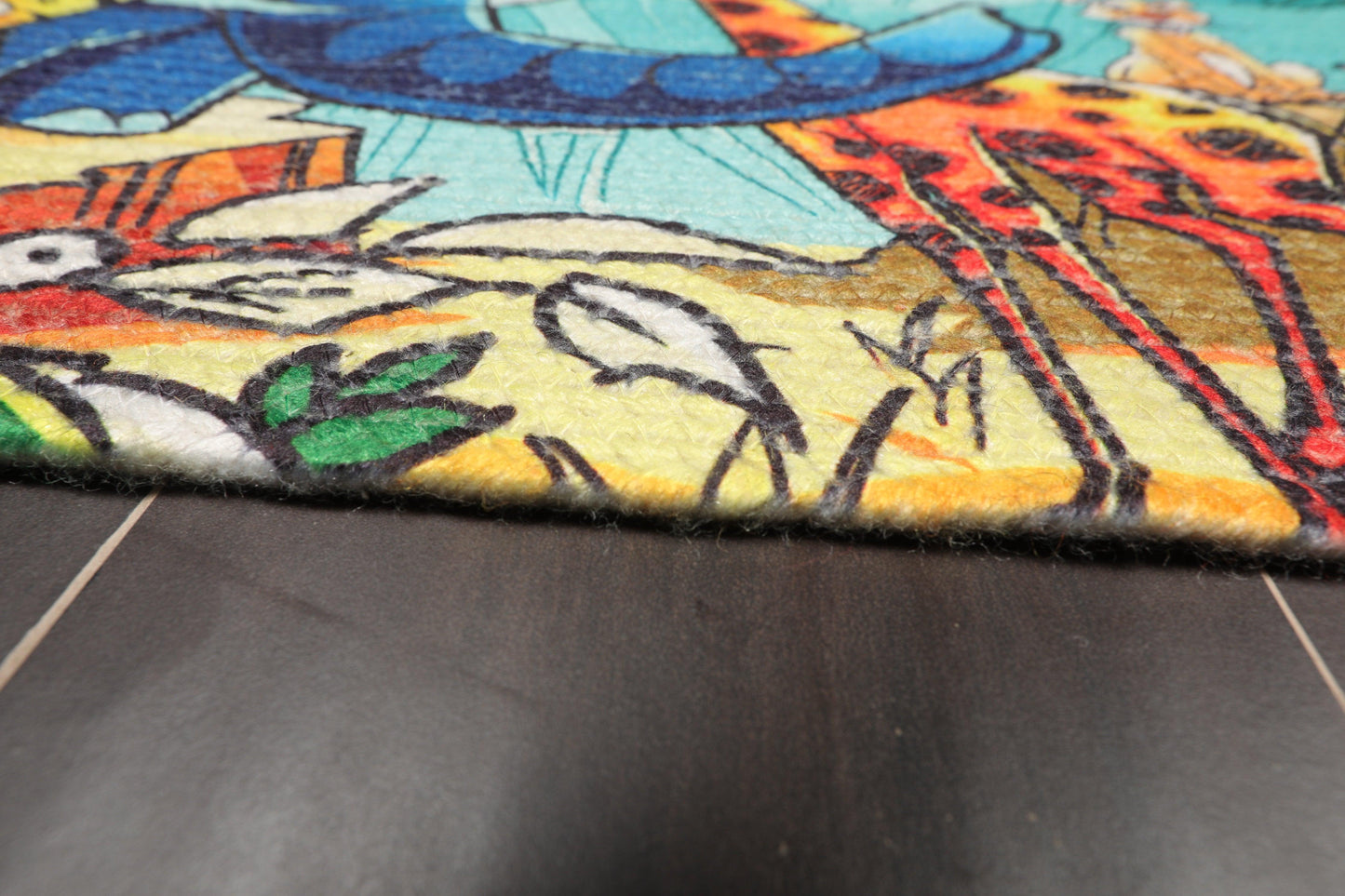2'  00"x3'  00" Braided Mat  Oriental Area Persian Rug-2