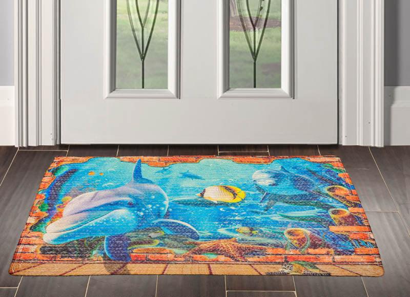 2'  00"x3'  00" Braided Mat  Oriental Area Persian Rug-1