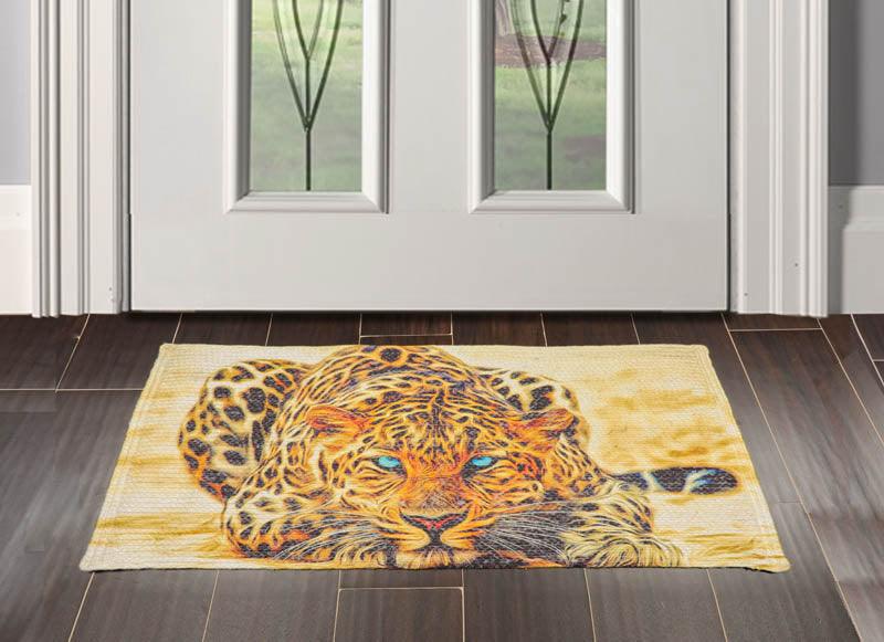 2'  00"x3'  00" Braided Mat  Oriental Area Persian Rug-0