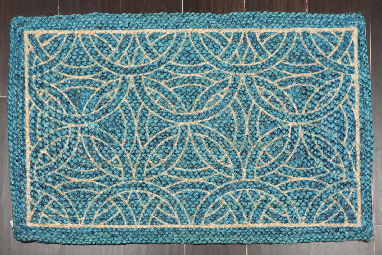 2'  00"x3'  00" Braided Mat  Oriental Area Persian Rug-3