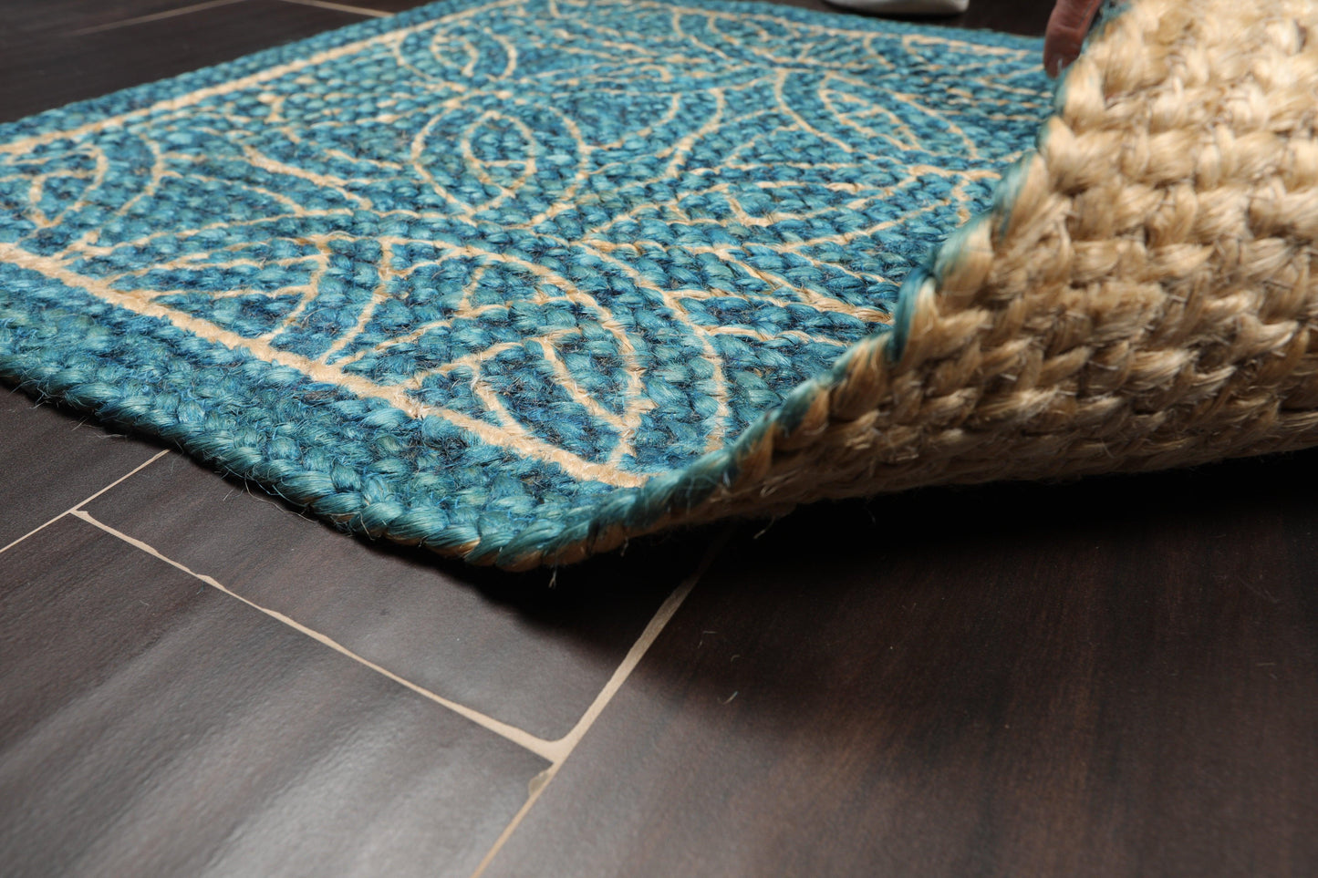 2'  00"x3'  00" Braided Mat  Oriental Area Persian Rug-4