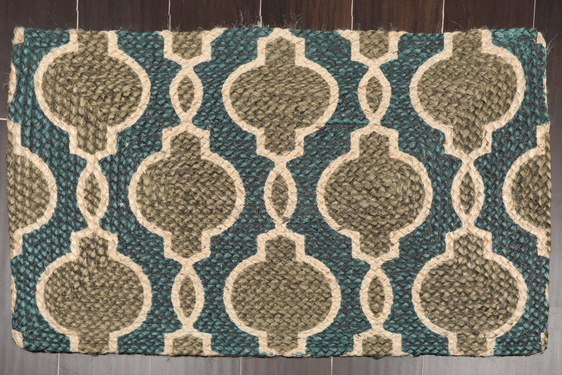 2'  00"x3'  00" Braided Mat  Oriental Area Persian Rug-3
