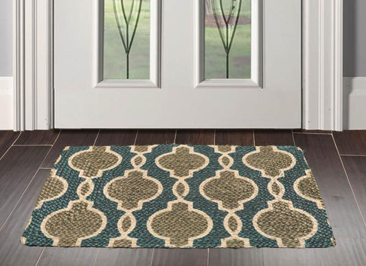 2'  00"x3'  00" Braided Mat  Oriental Area Persian Rug-0