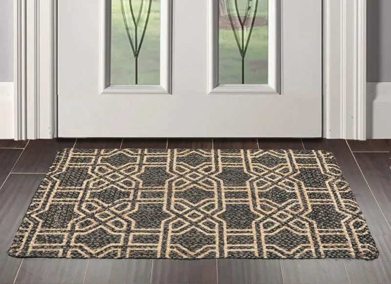 2'x3' Braided Mat Oriental Area Persian Rug-0