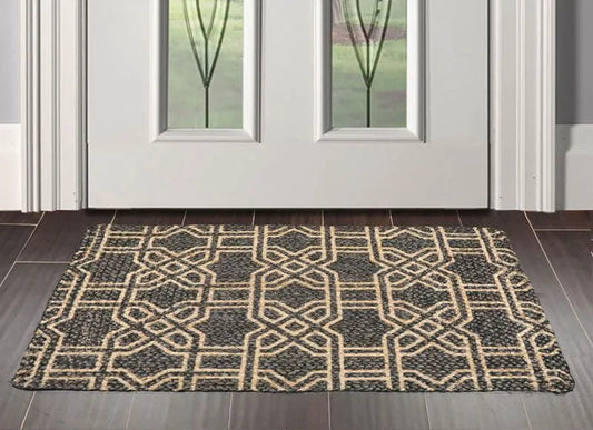 2'x3' Braided Mat Oriental Area Persian Rug-0